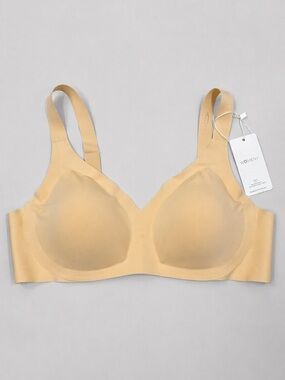 WOWENY Seamless Wireless Bra XL Nude Beige Comfort Bra Brand New With Tags